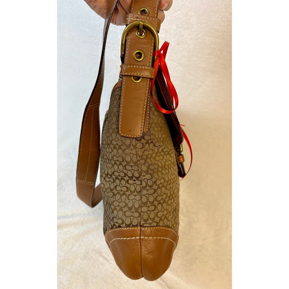 バッグ COACH Suede Studded Y2K Shoulder Bag Coach Soho Y2K Signature Suede Studded Flap Convertib… - Gem